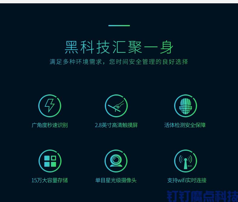 中控xface50動態(tài)考勤機(圖2)