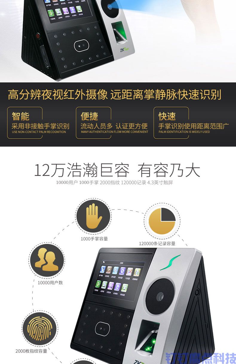 中控iface702人臉考勤門禁機(圖9)
