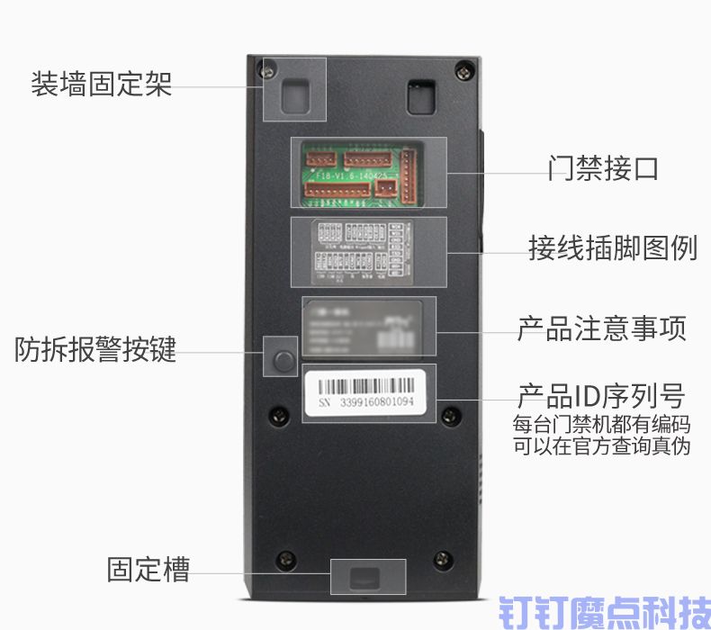 中控智慧F18指紋考勤門禁機(jī)(圖10)